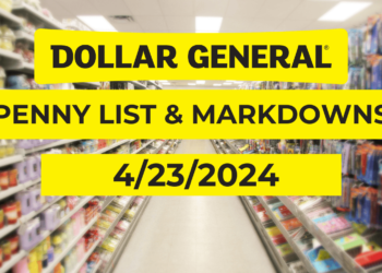 Penny-Liste und Preisnachlässe von Greenback Normal | 23. April 2024