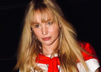 Jennifer Lawrence trug den aufkommenden Boho-Schmucktrend