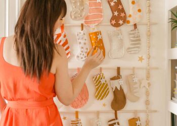 Erbstück-Adventskalender zum Selbermachen – ein wunderschönes Durcheinander