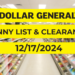 Greenback Common Penny Checklist & Ausverkauf | 17.12.2024
