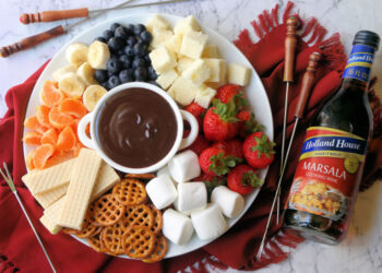 Das beste Schokoladen-Karamell-Fondue-Rezept