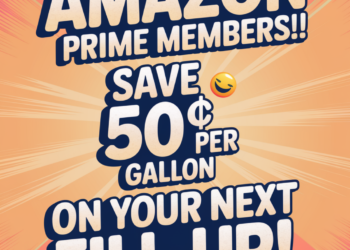 Primemitglieder: Sparen Sie 50 ¢+/Gallone auf Fuel bis zum 3/31/25