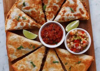 Wie man eine Quesadilla macht