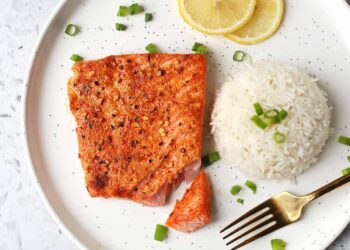 Air Fryer Lachs – ein schönes Chaos