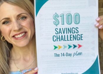 Besuchen Sie mich für die 14-tägige 100-Greenback-Spar-Problem (wir beginnen am Montag!)