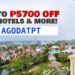 Verwenden Sie den Promo -Code Agodatpt für bis zu 100 US -Greenback (P5700) für Agoda Accommodations und mehr!