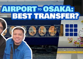 Flughafen Kansai nach Osaka Stadtzentrum • Namba, Umeda und Shin Osaka Station