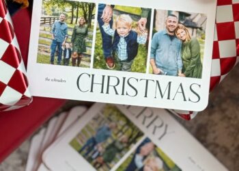 Weihnachtskarten leicht gemacht – Leben in Gelb