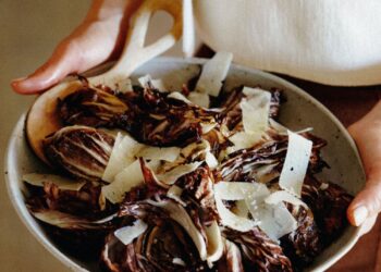 Gerösteter Radicchio mit Manchego