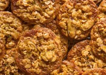 Lassen Sie uns mit Haferspitzenkeksen aufwärmen