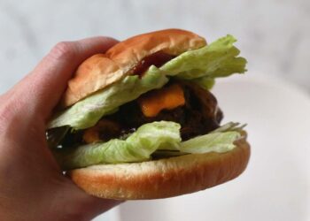 Heißluftfritteusen-Hamburger – ein wunderschönes Durcheinander