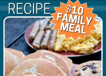 Vollkornpfannkuchen (Idee für ein Familienessen im Wert von 10 $)