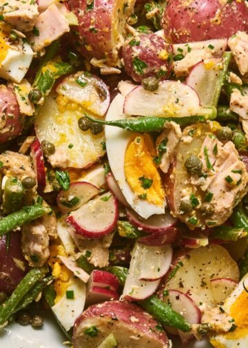 Ein vollgepackter Kartoffelsalat zum Abendessen