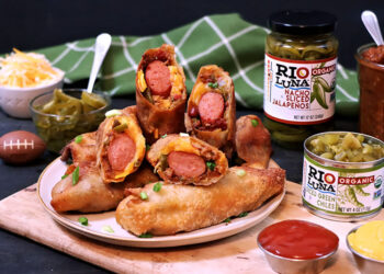 Chili-Käse-Hunde-Eierbrötchen (einfache Vorspeise für den Spieltag)