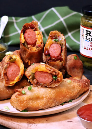 Chili-Käse-Hunde-Eierbrötchen (einfache Vorspeise für den Spieltag)