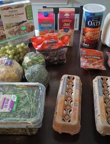 Brigettes 69-Greenback-Lebensmitteleinkaufsausflug und wöchentlicher Menüplan für 4 Personen!