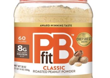 PBfit Basic geröstetes Erdnussbutterpulver (30 oz) nur 10,26 $ versandt!