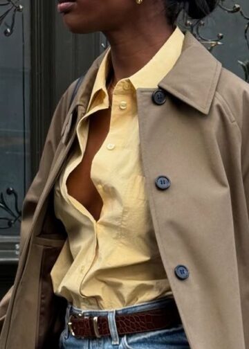 Modemenschen können nicht aufhören, diese gehobene Model eines Frühlingsklassikers zu tragen