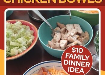 Hausgemachte Chipotle Rooster Bowls (Idee für ein Familienessen im Wert von 10 $)