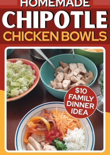Hausgemachte Chipotle Rooster Bowls (Idee für ein Familienessen im Wert von 10 $)