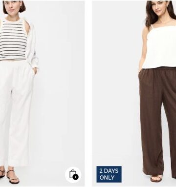 *HOT* Previous Navy: Damen-Leinen-Mischhosen nur 16 $, Mädchen nur 12 $!