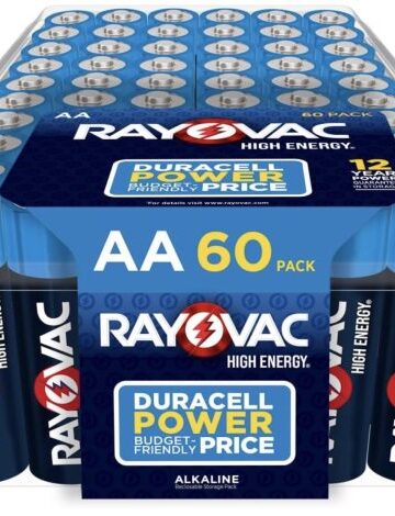 Angebote für Rayovac-Batterien: 60 Stück AA-Batterien für nur 11,93 $ Versand, plus mehr!