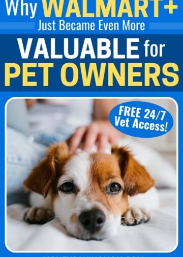 Warum Walmart+ für Haustierbesitzer gerade noch wertvoller geworden ist (kostenloser Zugang zum Tierarzt rund um die Uhr in Pawp enthalten!)