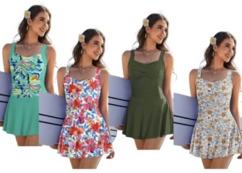 Ekouaer Damen-Schwimmkleid nur 15,99 $!