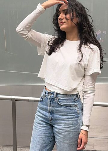 Ich habe die von den 80ern inspirierten Denims von Agolde ausprobiert – so habe ich sie gestylt