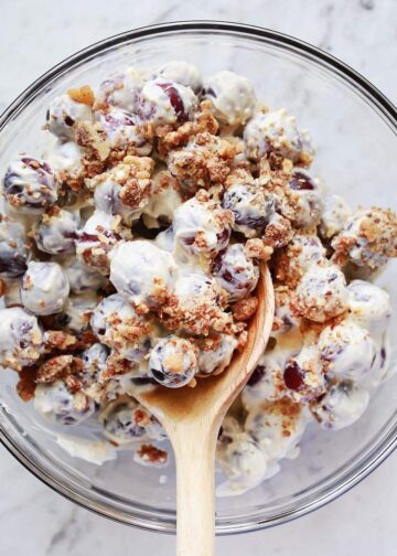 Einfacher Traubensalat mit 5 Zutaten – ein wunderschönes Durcheinander