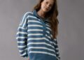 Huge Hug Henley-Sweatshirts für Damen von American Eagle nur 17,98 $ (Reg. 60 $) und mehr!