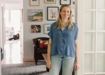 Das Haus von Grace Farris in Austin ist voller Bücher, Spiele und Familiengemälde