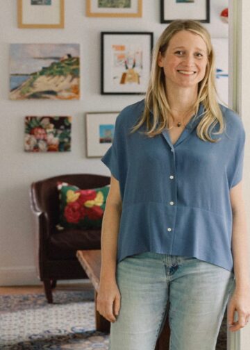 Das Haus von Grace Farris in Austin ist voller Bücher, Spiele und Familiengemälde