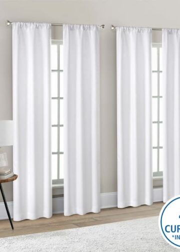 VIER Verdunkelungsvorhänge für nur 14 $ bei Walmart (nur 3,50 $ professional Stück) und mehr!