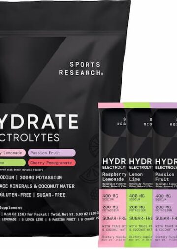 Sports activities Analysis Hydrate Electrolytes Powder Packets 32-Depend nur 17,80 $ versandt (Reg. 36 $!)
