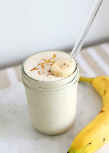 Bananen-Smoothie – ein wunderschönes Durcheinander