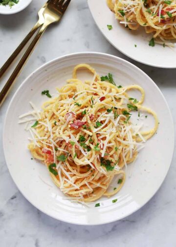 Carbonara-Sauce – eine schöne Sauerei
