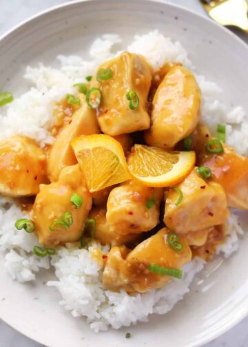 Orangen-Hühnersauce – eine schöne Sauerei