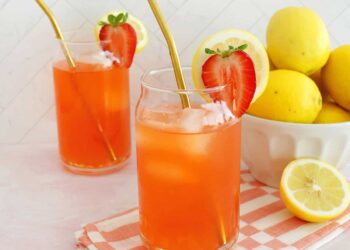 Erdbeerlimonade – eine wunderschöne Sauerei